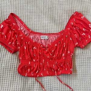 Urban Outfitters Floral Crop Top